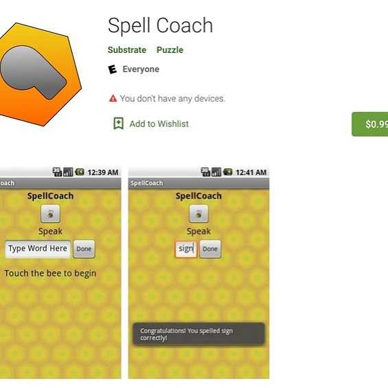 #babysfirstapp SpellCoach was borne from annoyance. Like all great ideas are.